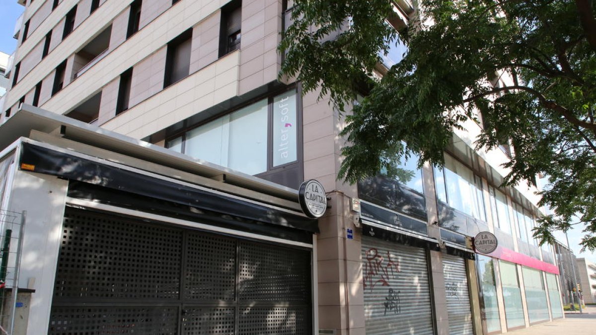 Un restaurant de Cappont que està tancat des de fa dos diumenges pel confinament.