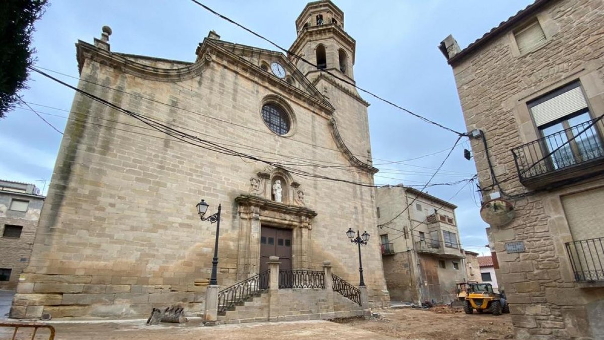 Las obras que se están llevando a cabo en el centro histórico de L’Albi.