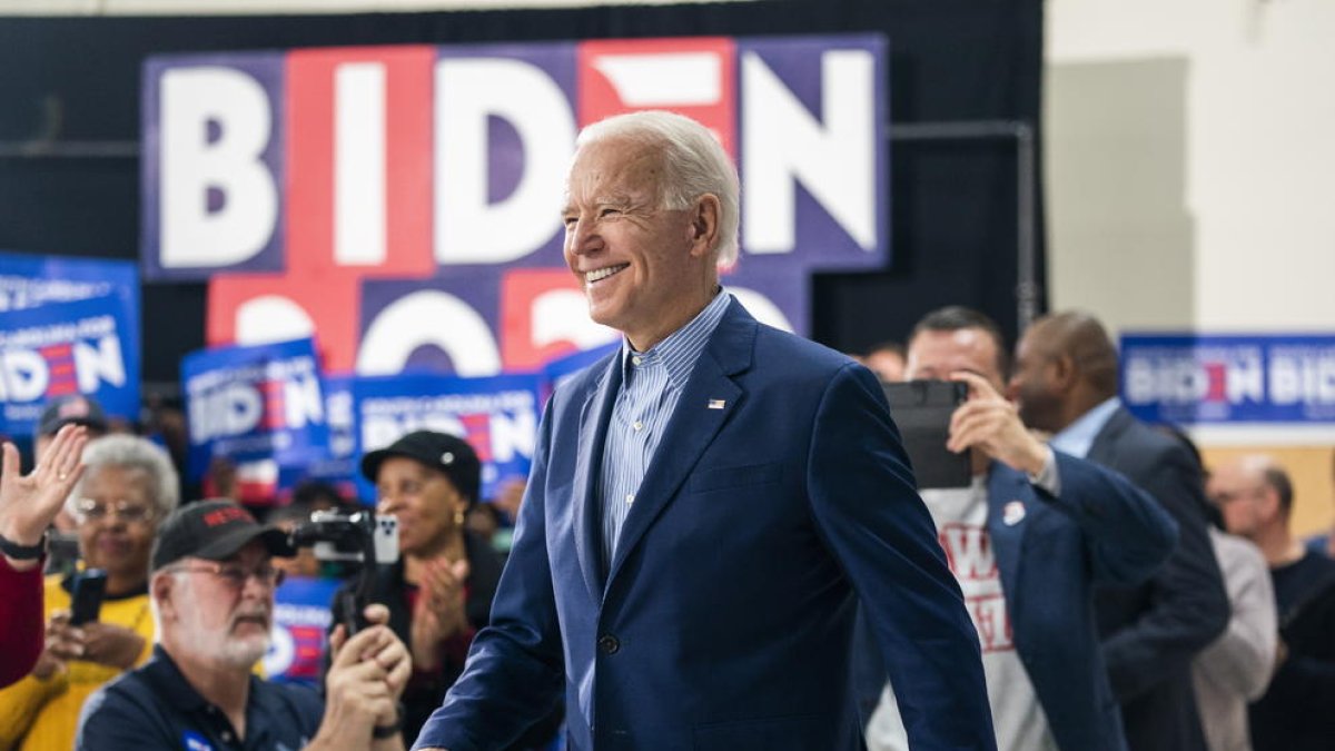 L’exvicepresident i candidat demòcrata Joe Biden.