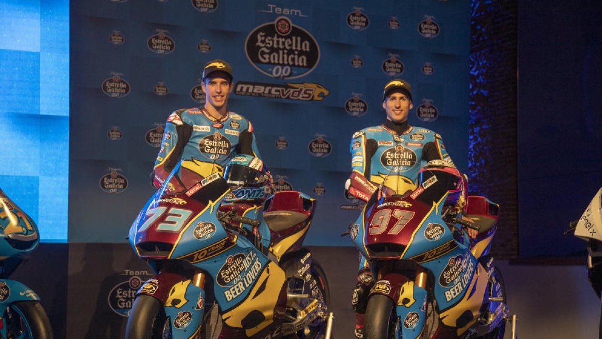 Àlex Màrquez y Xavi Vierge son los pilotos de este año en el Estrella Galicia 0,0 Marc VDS.