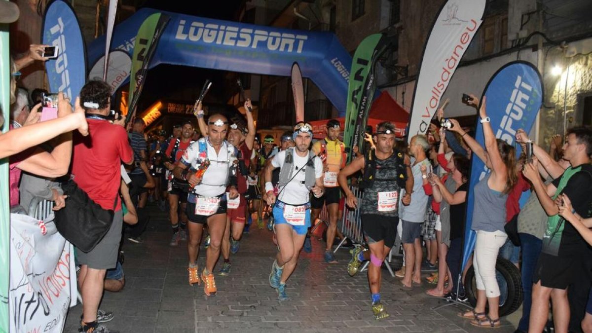 Un moment de la sortida d’una edició anterior de la Valls d’Àneu.