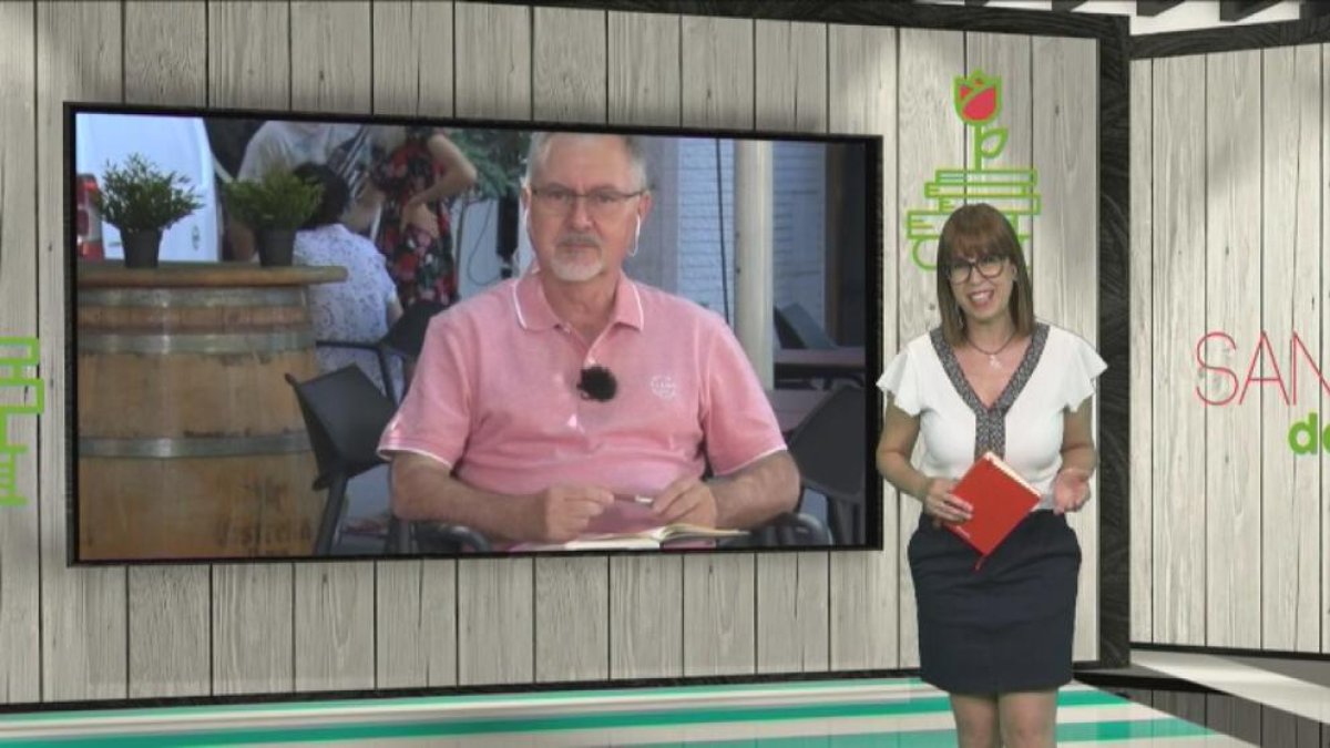 El director ejecutivo de SEGRE, Juan Cal, y Mariví Chacón.