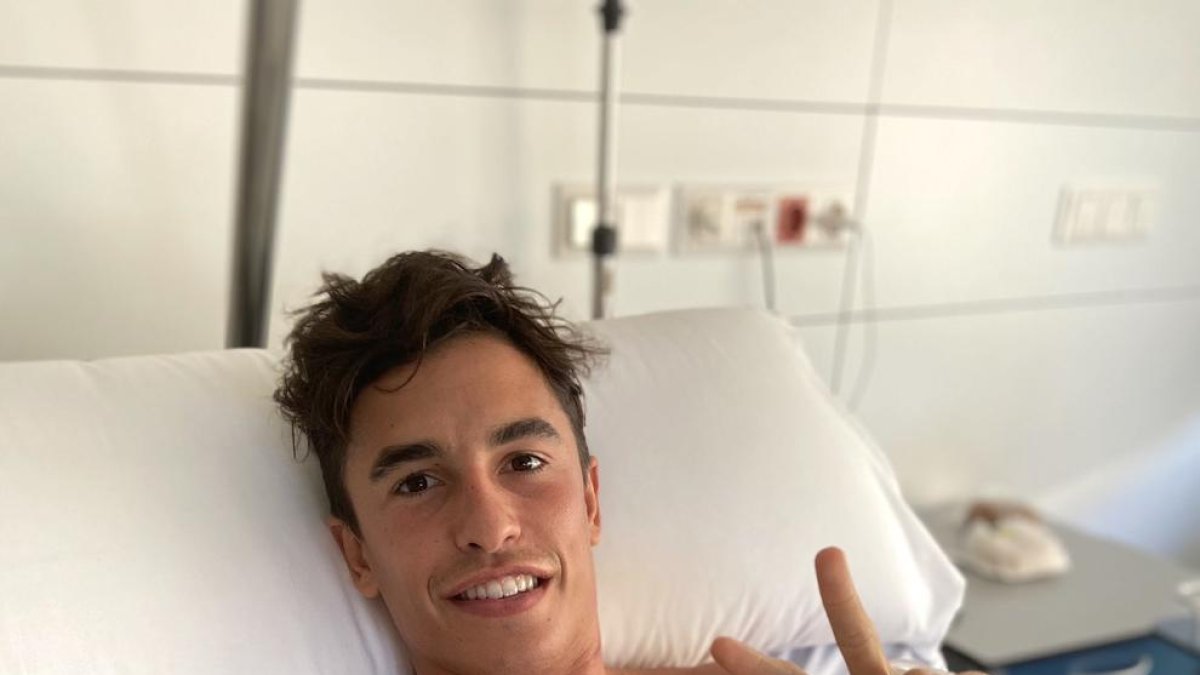 Marc Márquez va penjar dimarts aquesta foto a les xarxes socials.