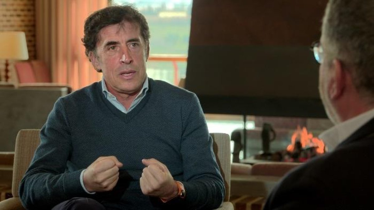 El ciclista Perico Delgado, en TV3