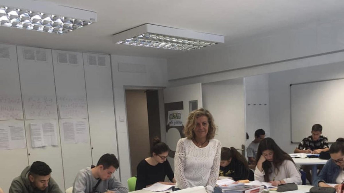 Fotografia d'una aula de Formació Miró de Lleida