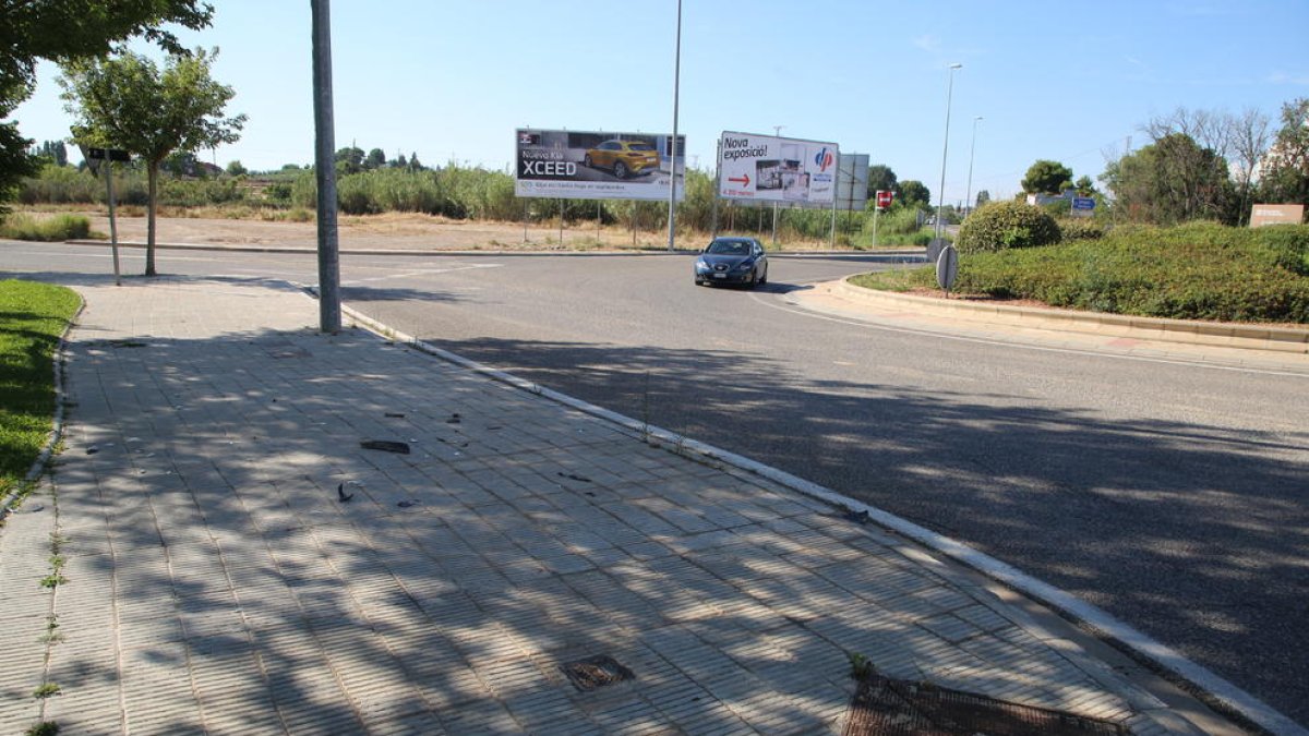 El accidente se produjo en este punto de Balàfia.