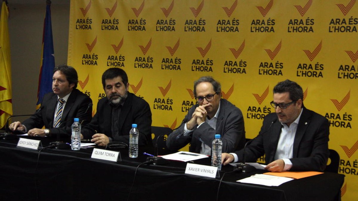 Sànchez i Torra, junts en una imatge d’arxiu.