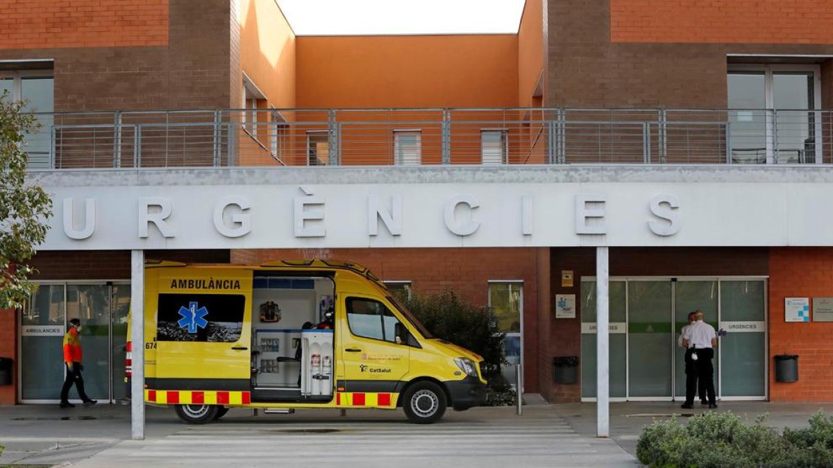 Vista de l'exterior de l'Hospital d'Igualada.