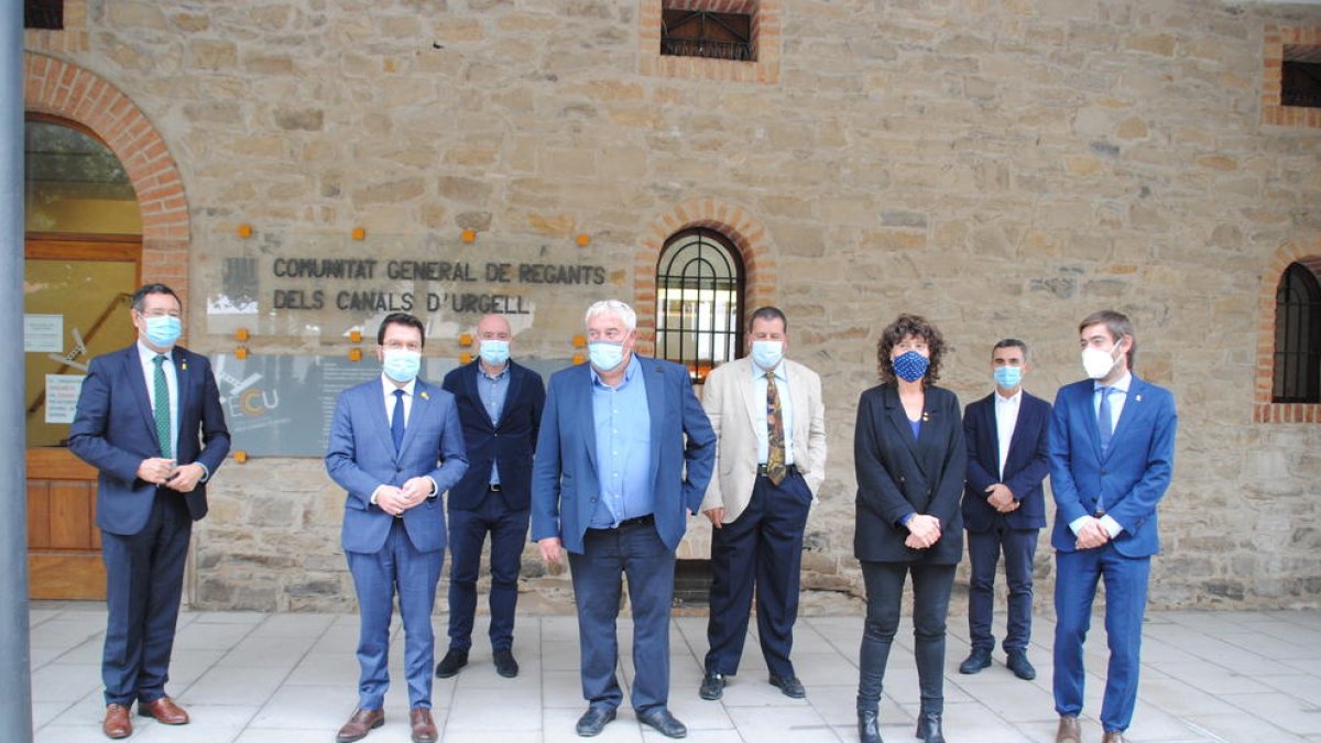 Les obres de modernització del Canal d'Urgell començaran el 2022 amb 10.000 hectàrees