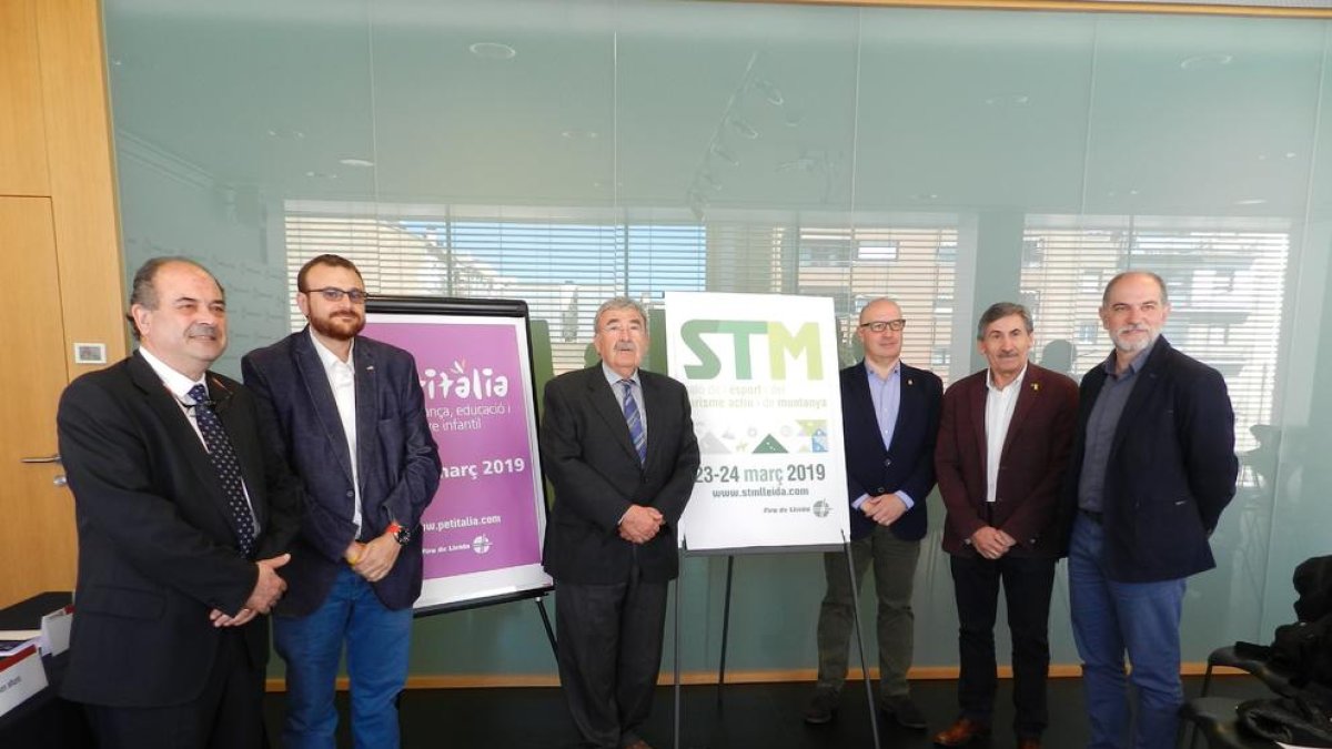 Presentación de ambos certámenes ayer en la Llotja.