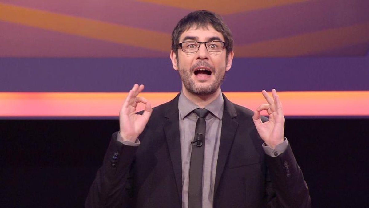 Juanra Bonet, el presentador.