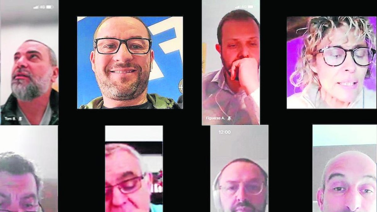 Albert Esteve va participar ahir en una reunió de l’esport català.