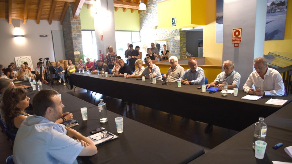 Imagen del pleno de la moción de censura, que se celebró el lunes.