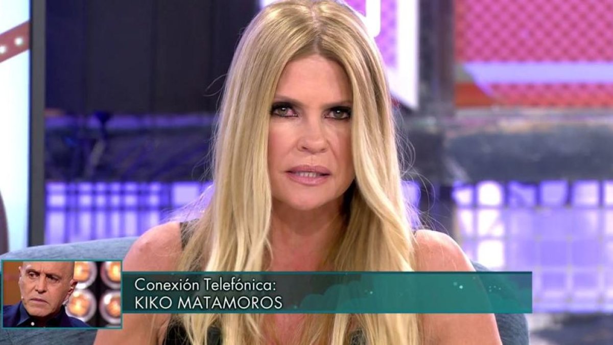 Makoke, en plena baralla amb Kiko.