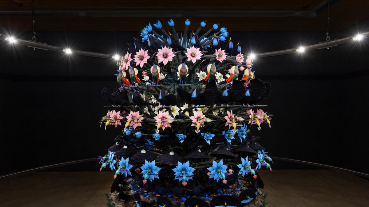 Una de les obres que mostra ‘The End of Innocence’ a la Fundació Sorigué.