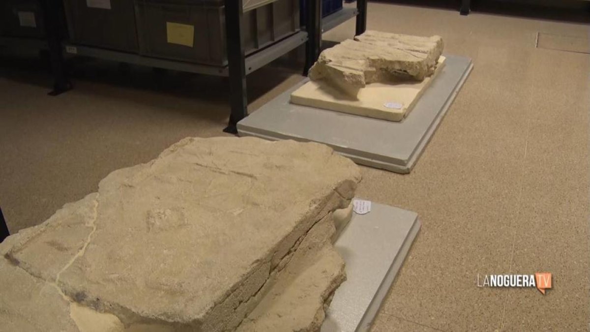 Un municipi de la Noguera recupera els antics escuts del Castell