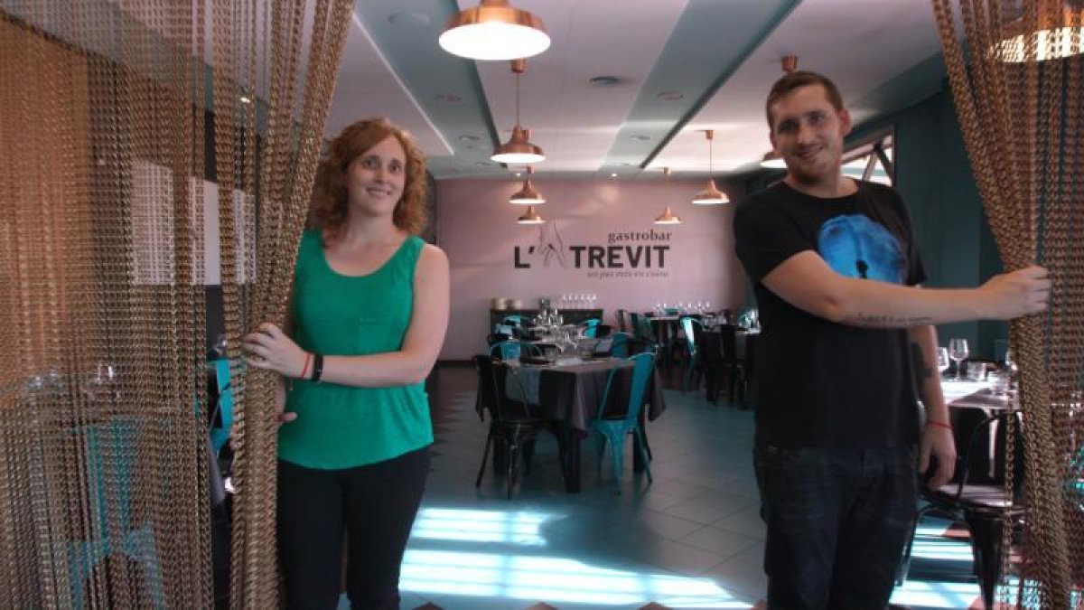 Els germans Eduard i Lorena Carulla, de L’Atrevit de Fondarella, es van emportar el premi.