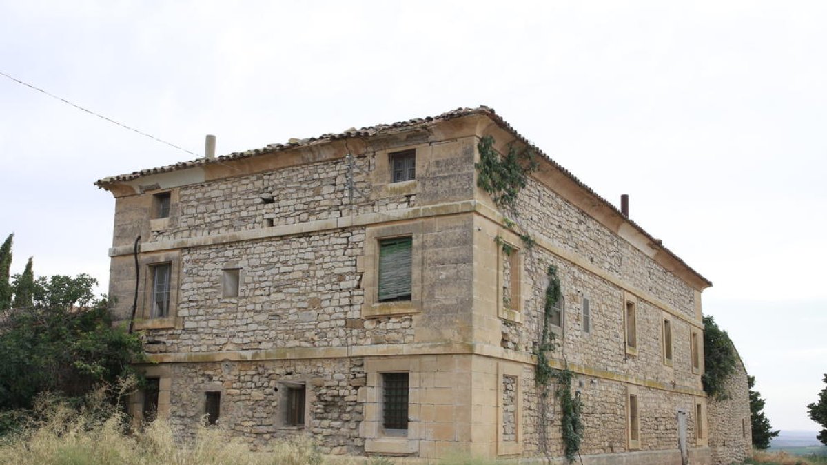Imatge d’arxiu de la casa de la família de Macià a Vallmanya.