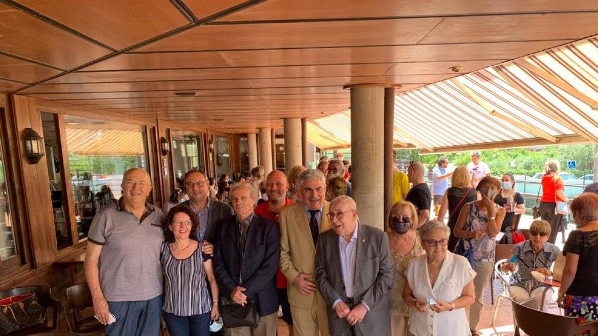 Festa de jubilació de Paqui Bonilla, recepcionista del CT Urgell