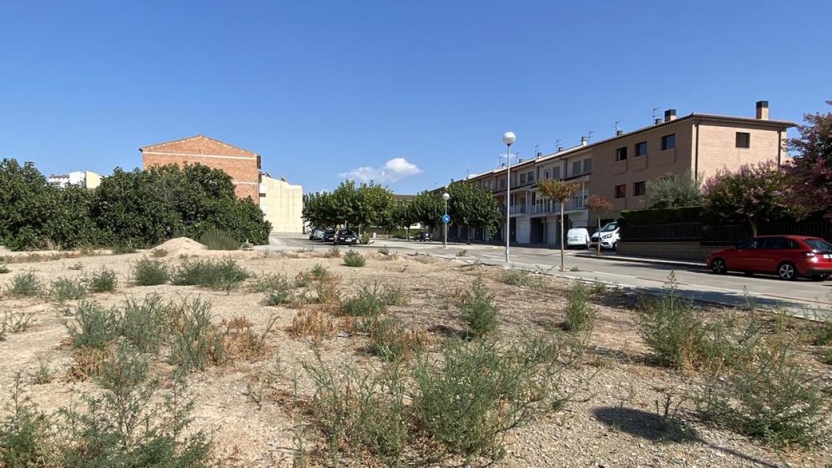 Los terrenos del parking del Carrer de les Eres.