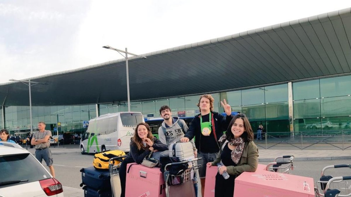 La compañía leridana emprendió ayer el vuelo a Corea del Sur.