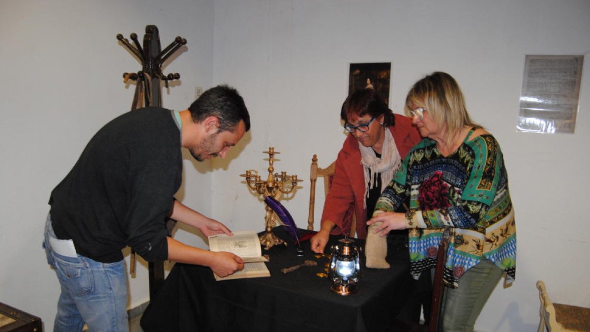 El “escape room” está ubicado en una de las salas de conferencias del pabellón ferial.