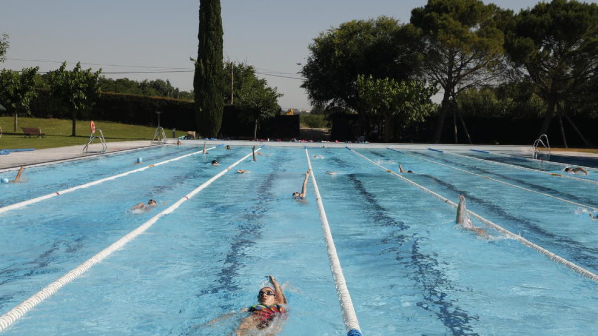 Piscina del CN Lleida, una de las que ya podrá reabrirse a partir de hoy tras la insistencia de los clubes.
