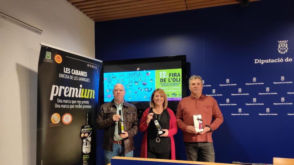 Los organizadores del certamen, ayer durante la presentación.