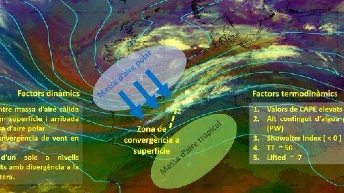 Alerta per pluges de més de 100 litres el metre quadrat a diversos punts de Catalunya