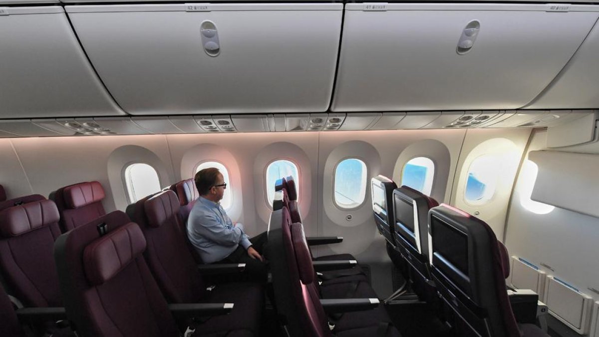 Uno de los pasajeros que participó en la prueba.