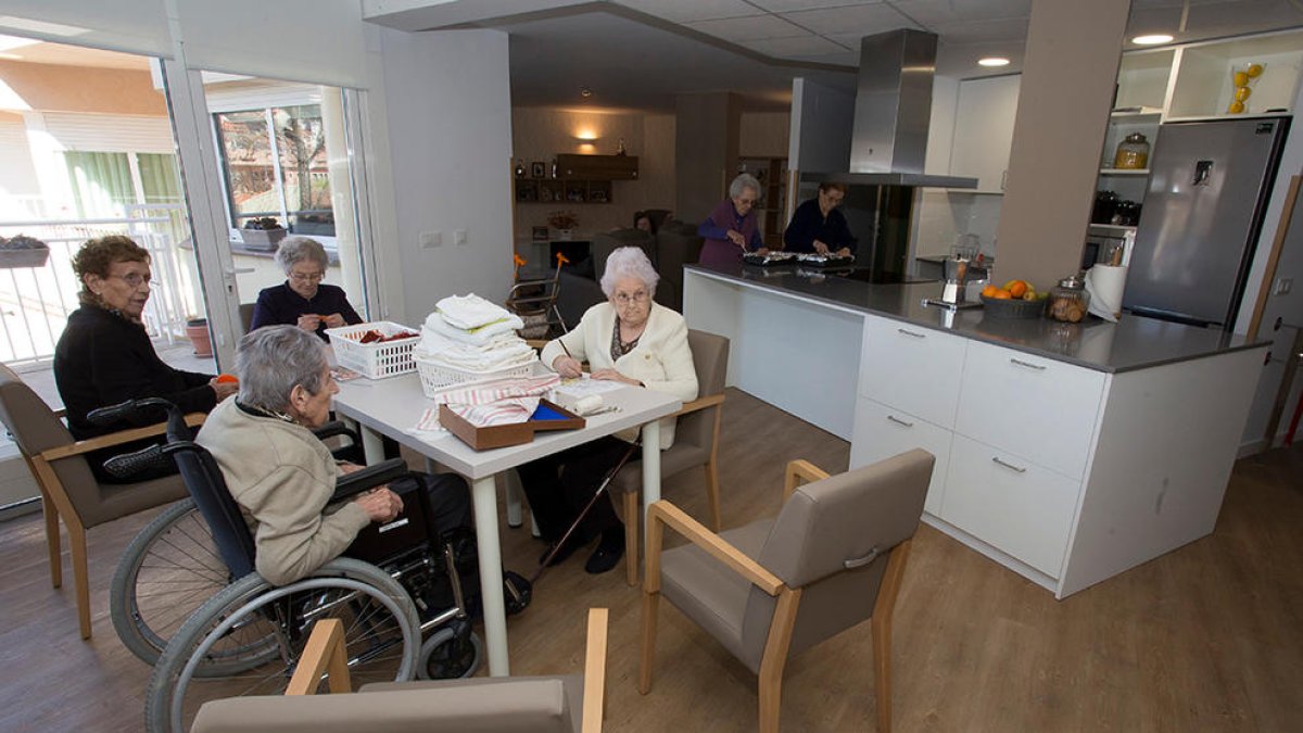 Imatge d’arxiu d’una residència per a la tercera edat.