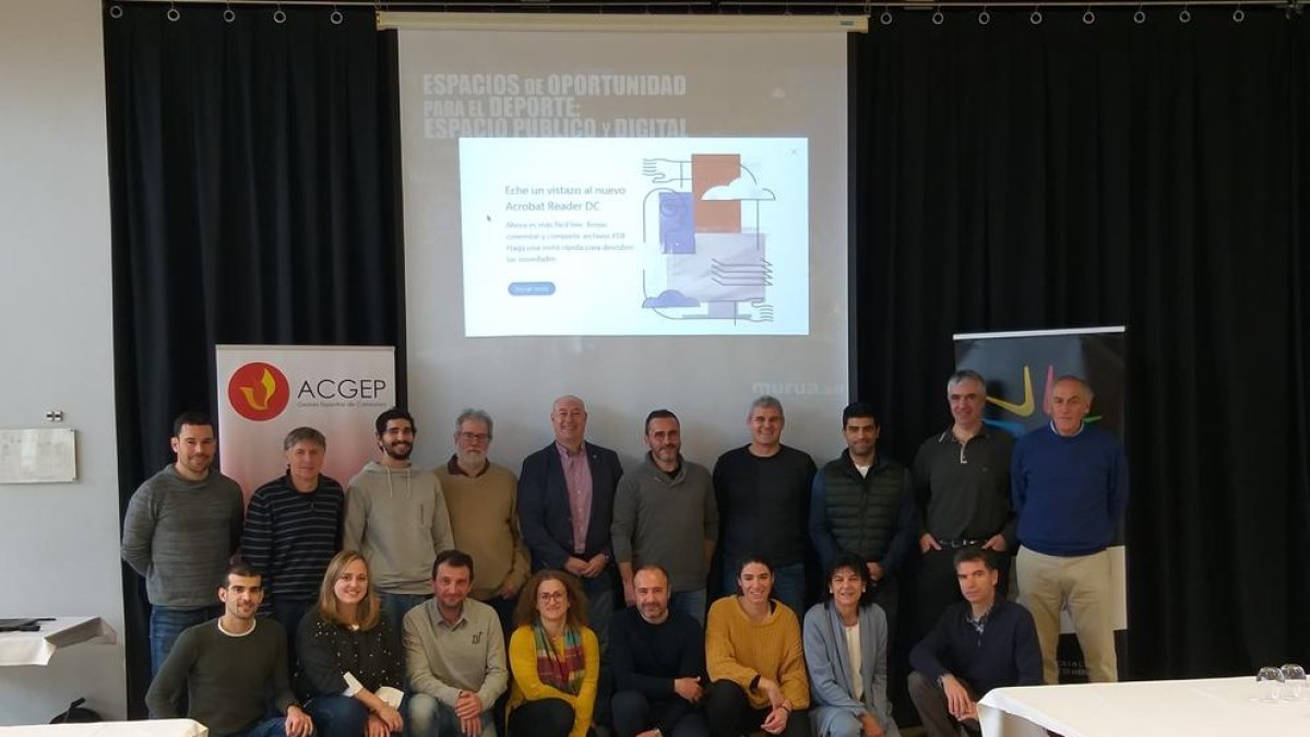 Gestores deportivos que participacion en la sesión.