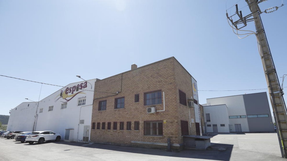 La empresa frutícola en la que se han detectado una veintena de contagios entre sus trabajadores.