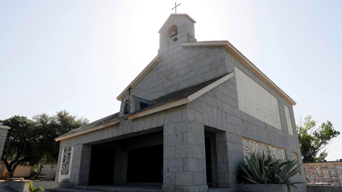 La sepultura destinada a Franco en el cementerio de El Pardo.