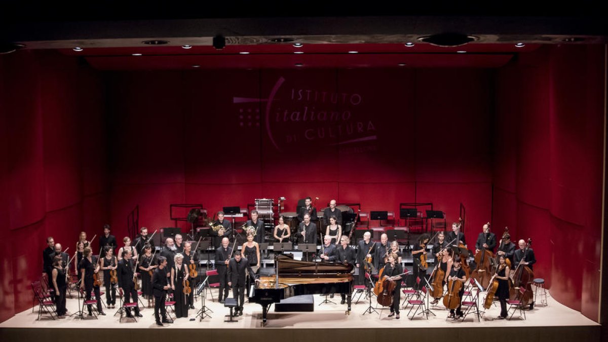 El pianista Giuseppe Andaloro i la Simfònica del Vallès, dijous.