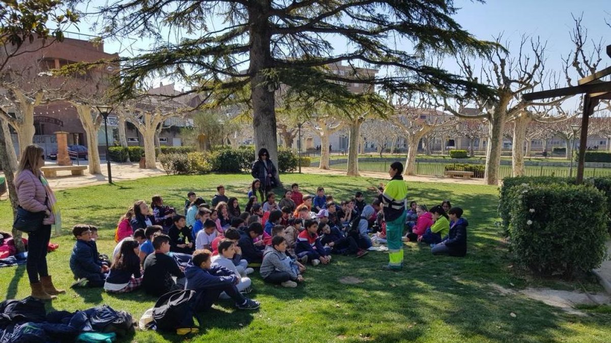 Els més petits de les Borges celebren el Dia Mundial de l'Arbre