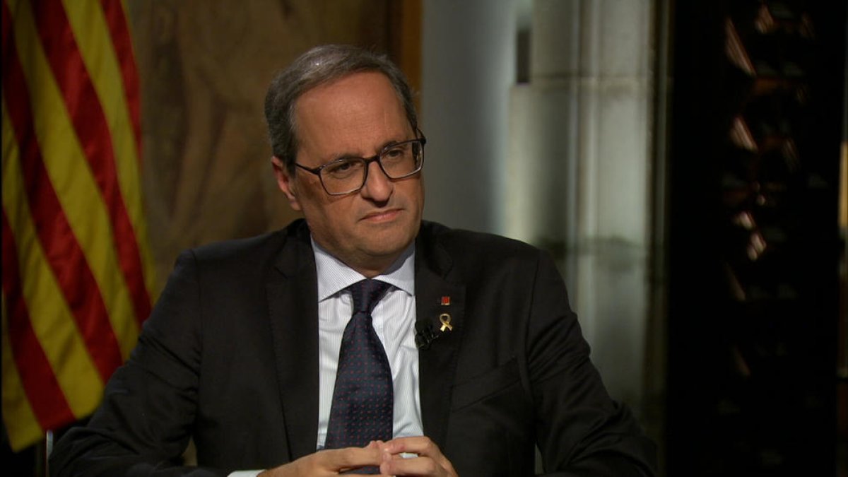 Torra respon a Sánchez que poden reunir-se avui mateix a Barcelona