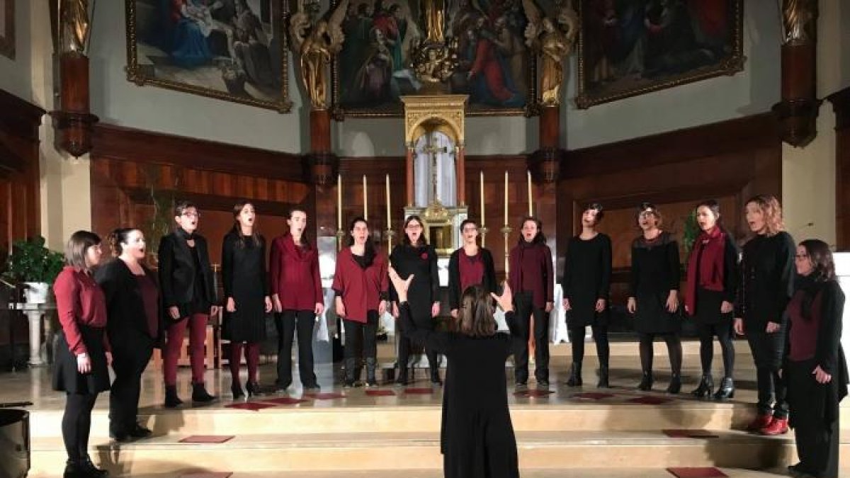 Imagen de archivo del Cor Eurídice durante un concierto.