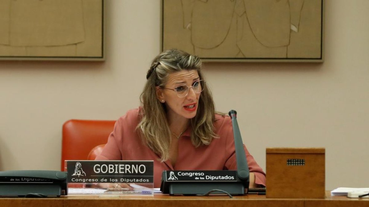 La ministra de Trabajo y Economía Social, Yolanda Díaz.