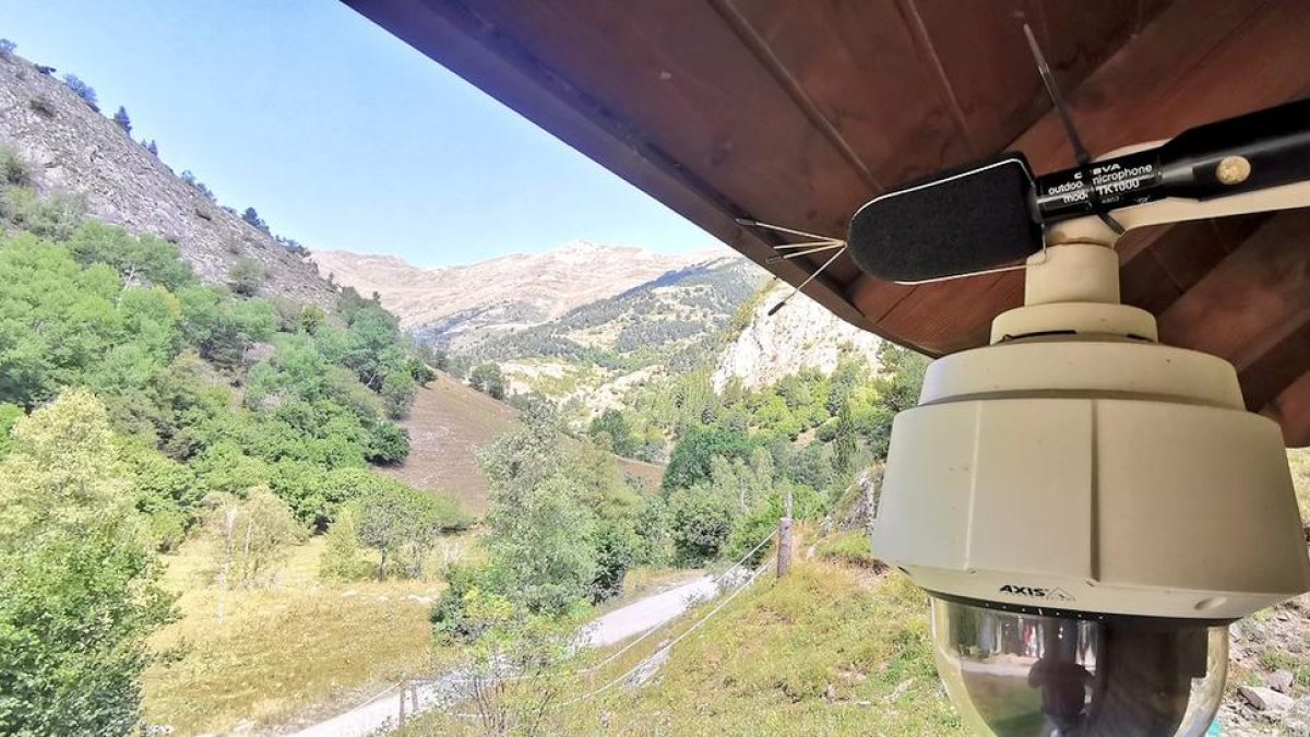 Imagen de uno de los sonómetros que se han instalado.