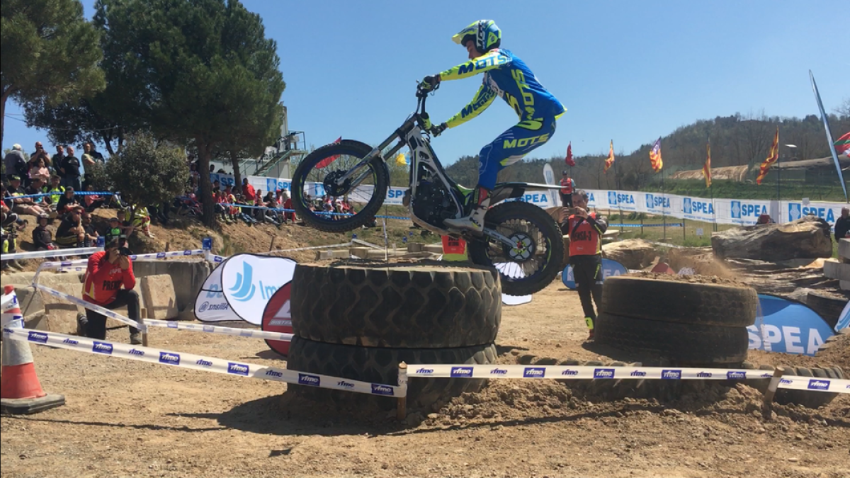 Sergio Ribau, en una de las zona del recorrido holandés en Zelhem.