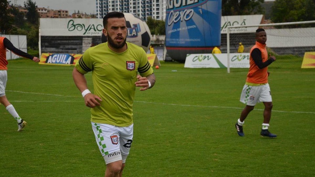 Barreto, ahir a l’avió.