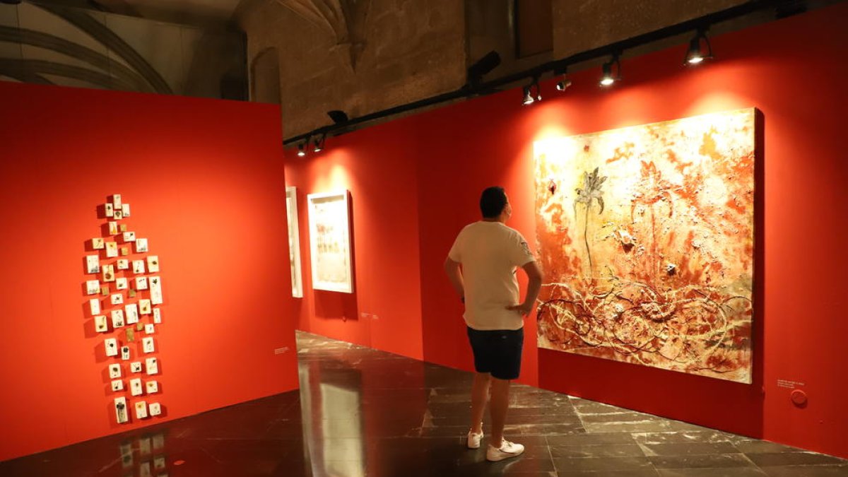 El artista de Ponts Joanpere Massana 'vuelve' a exponer en el IEI