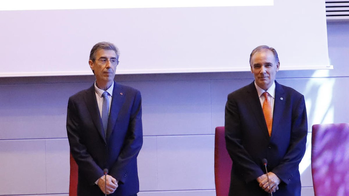 Asistentes a la inauguración oficial del curso académico 2019-2020 en la UdL.