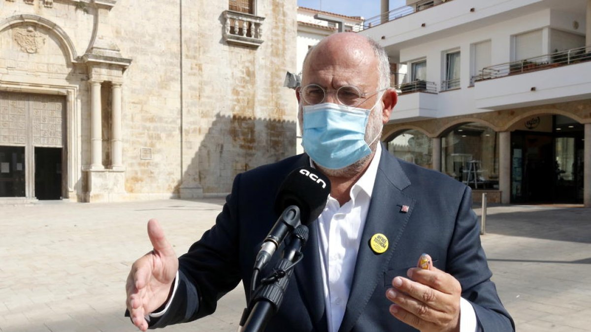 El portavoz del grupo parlamentario de JxCat, Eduard Pujol.