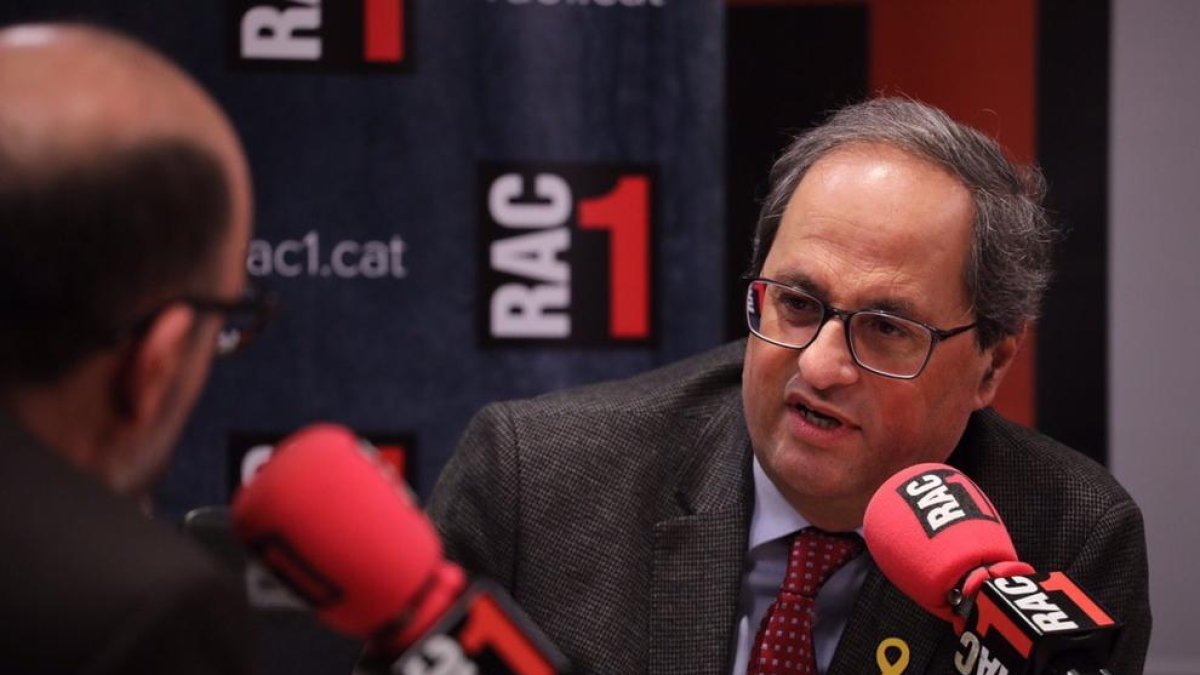 Torra: 'Estoy dispuesto a apartarme para que Puigdemont pueda ser investido'