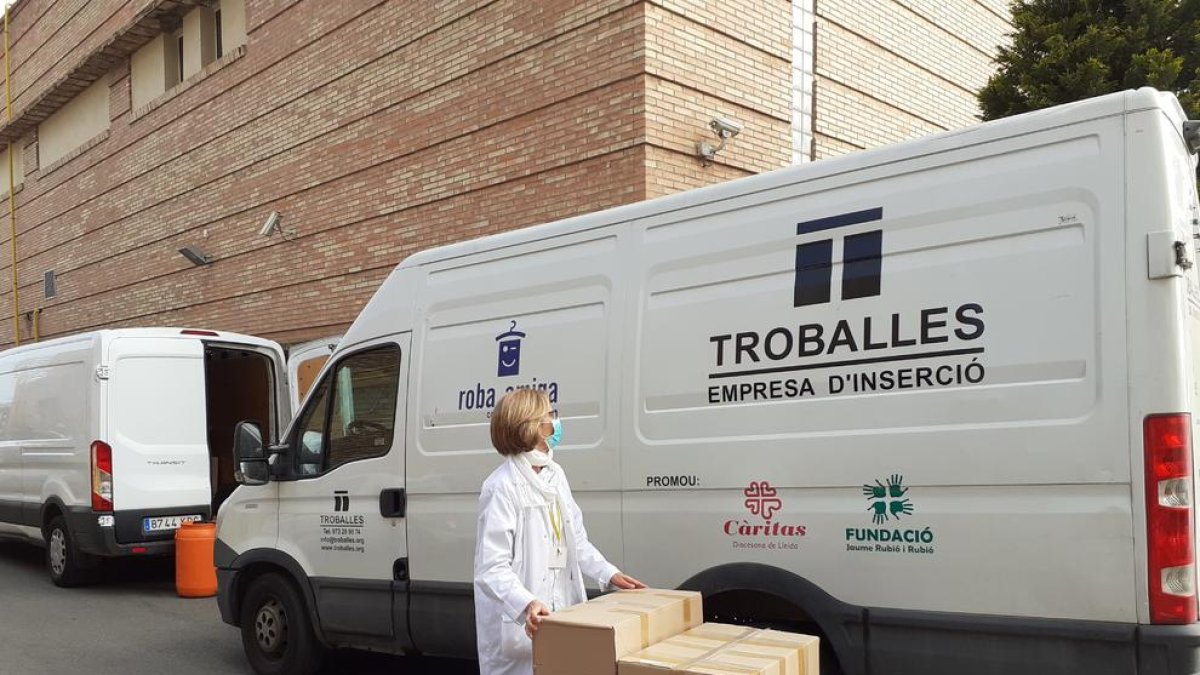 Troballes també dona material sanitari a l'Arnau de Vilanova de Lleida