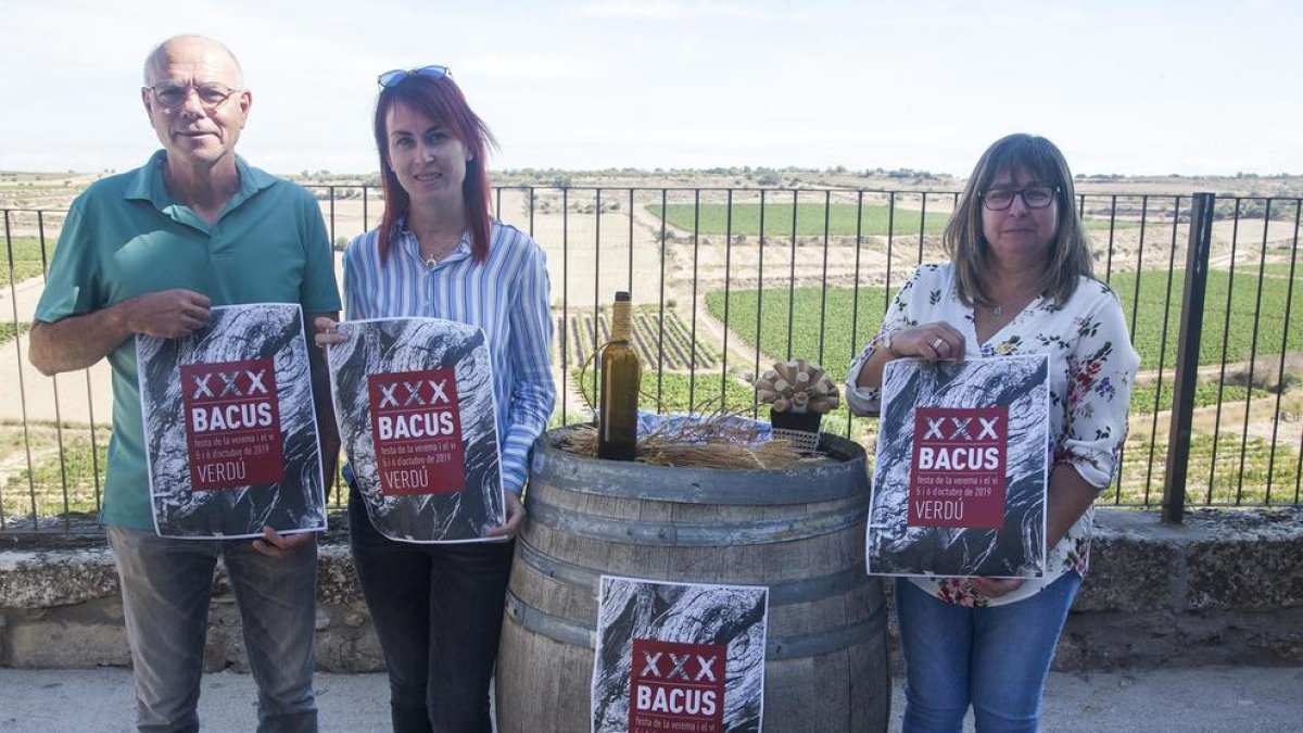 Presentación ayer de la próxima edición del Bacus de Verdú.