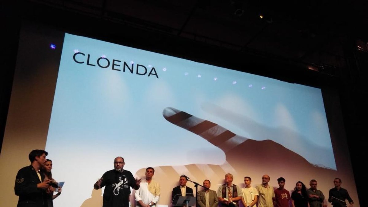 La ceremonia de clausura del festival Mostremp.