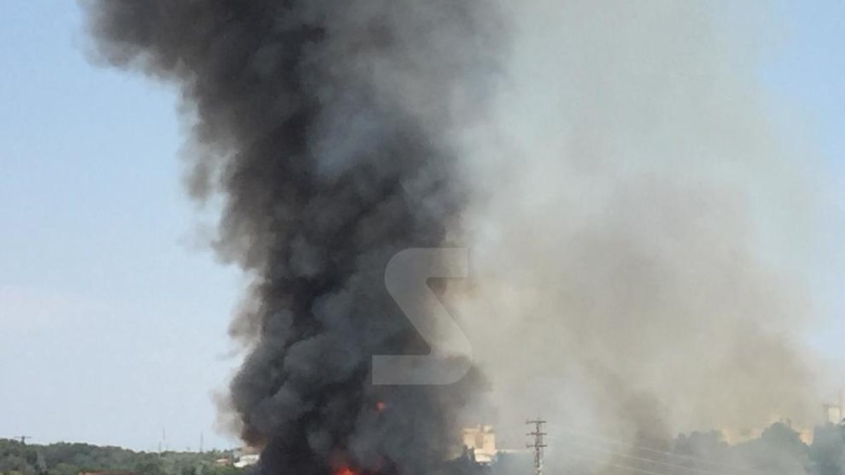 Incendio en Lleida